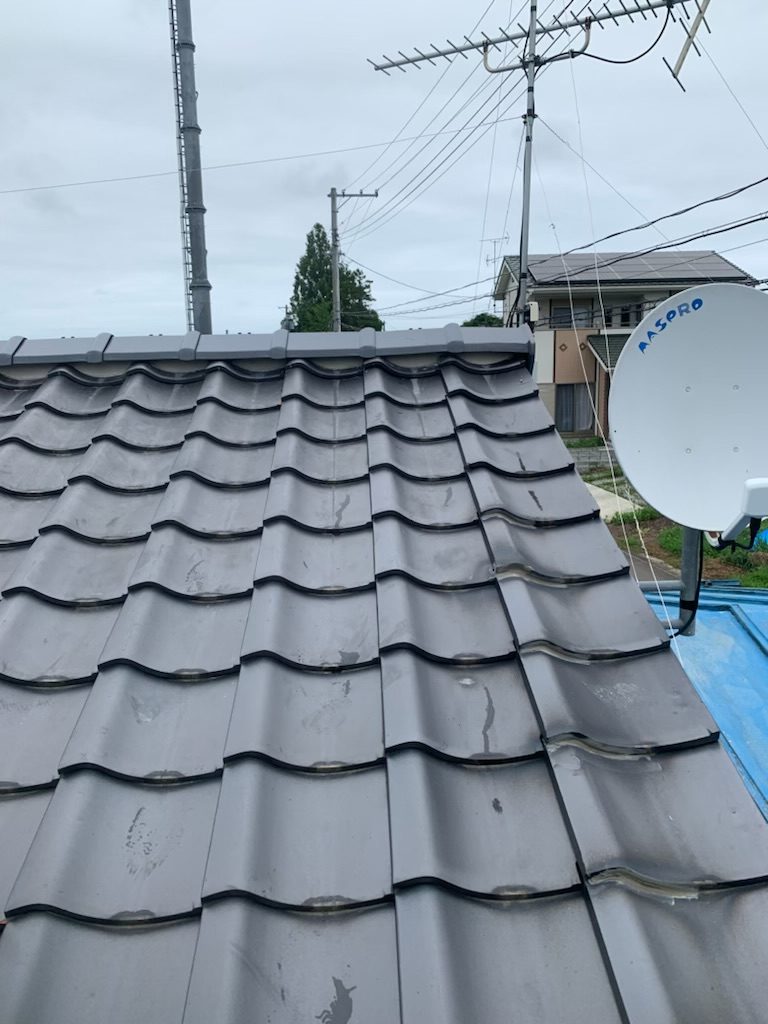 相馬市 瓦組替工事